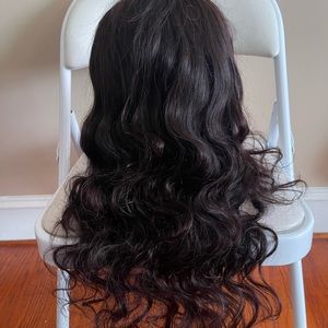 18 inch V Part Body Wave Wig